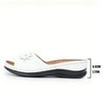 thumbnail image 5 of Mepaouo Orthopedic Sandals for Women Low Wedge Summer Beach Slides Arch Support Flower Slippers Shoes, 5 of 7