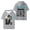 Gray, variant on Joe Nichols Black Tour Hooded Short Sleeve Fashion Hoody Men Women Hip Hop Tshirt
