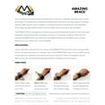 thumbnail image 3 of M BRACE RCA / AMAZING BRACE  Carpal Tunnel Wrist Pain Relief (Regular, Two-Tone: Black Brace with Beige Strap), 3 of 5