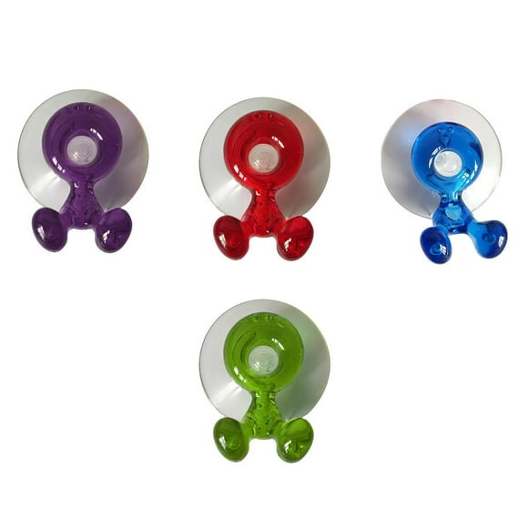 Matsuzay 4 Uds cepillo de dientes agarre plástico resistente al agua duradero toallero de baño con ventosa cepillo de dientes organizador sala Juegos de accesorios de baño