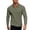 Green, variant on Men Long Sleeve Basic Shirt Standard Lapel Collar Two Button Placket Ribbed Wrist Cuff Wrinkle Free Regular Fit Outdoor Work Daily Top Blue M