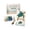 A006- F, variant on Sea Glass Craft Kit, Craft Supplies & Materials, Mosaic Glass Pieces, Sea Glass Decor, 8X5 Inch Diy Nautical Sea Turtle Mosaic Inlay Art Set with Full Step-By-Step Guide, Glass