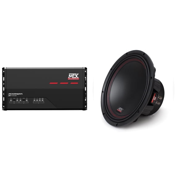 MTX Audio JH7005 Jackhammer 5 Ch. Amp, 55-Series 10" Subwoofer Bundle