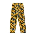 thumbnail image 5 of Xecao Sunflowers Men's Straight Lounge Pajama Pants: The Ultimate in Comfortable Sleepwear, 5 of 9