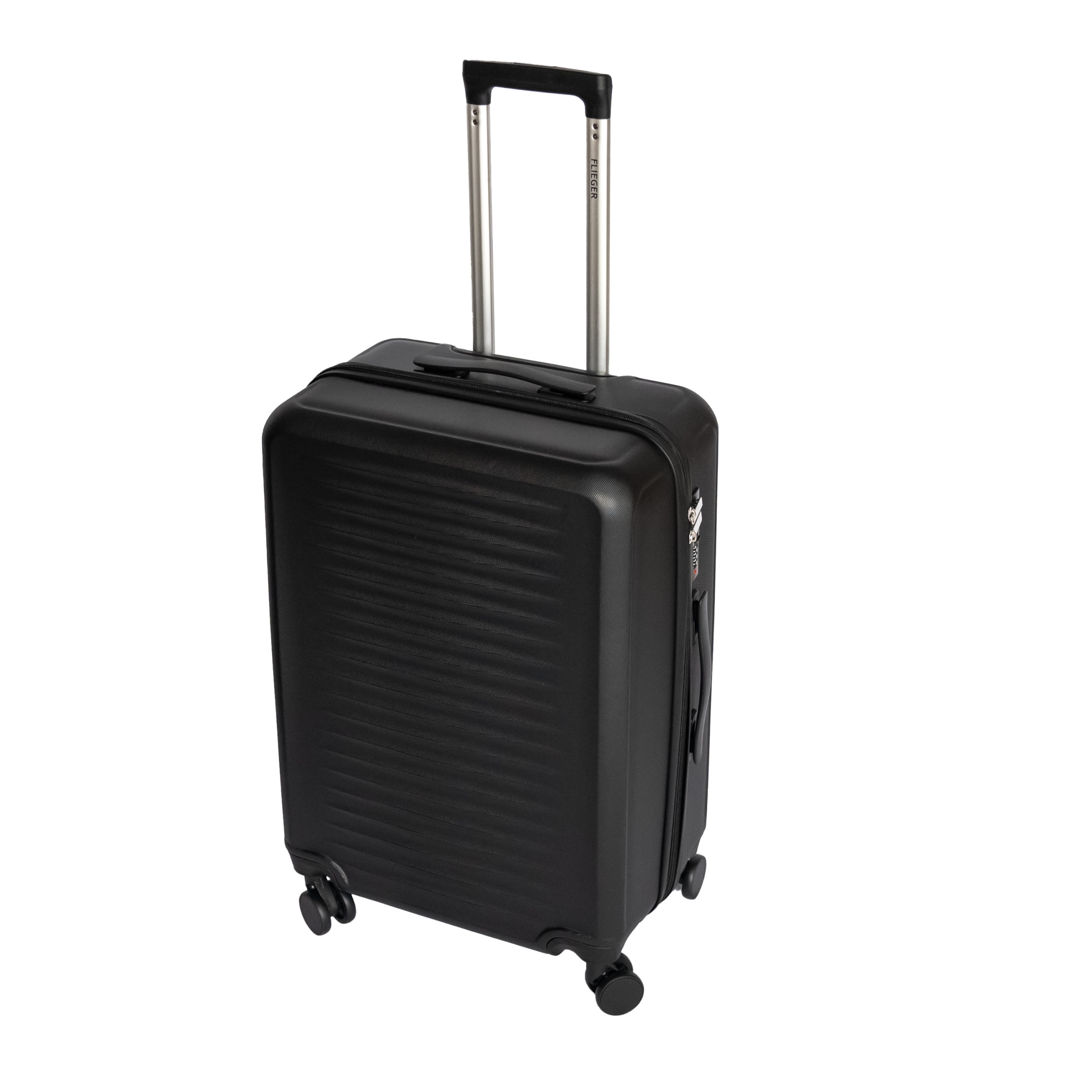 Noble House 3-Piece 20"/24"/28" Hard Shell Spinner Luggage Set, Lightweight Suitcases with Combination Locks, Black