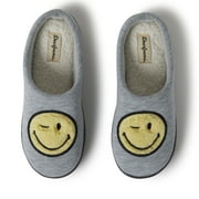 Dearfoams Women's Smile Icon Smiley Face Clog House Slipper