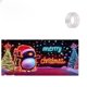 thumbnail image 1 of Decoraciones navideñas, adornos navideños, regalos navideños Fondo de cubierta de puerta de garaje fluorescente navideño de poliéster, 1 of 2
