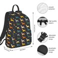 thumbnail image 4 of Daiia Plaid Dachshund School Backpack for Men and Women Lightweight Backpack Durable Backpack Water-Resistant,Travel,Work Bag, 4 of 9