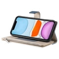 thumbnail image 2 of Funda cartera GANGXUN para iPhone 11 Pro , cuero PU con tarjetero, cremallera, correa de mano, soporte y protección 556°, 2 of 6