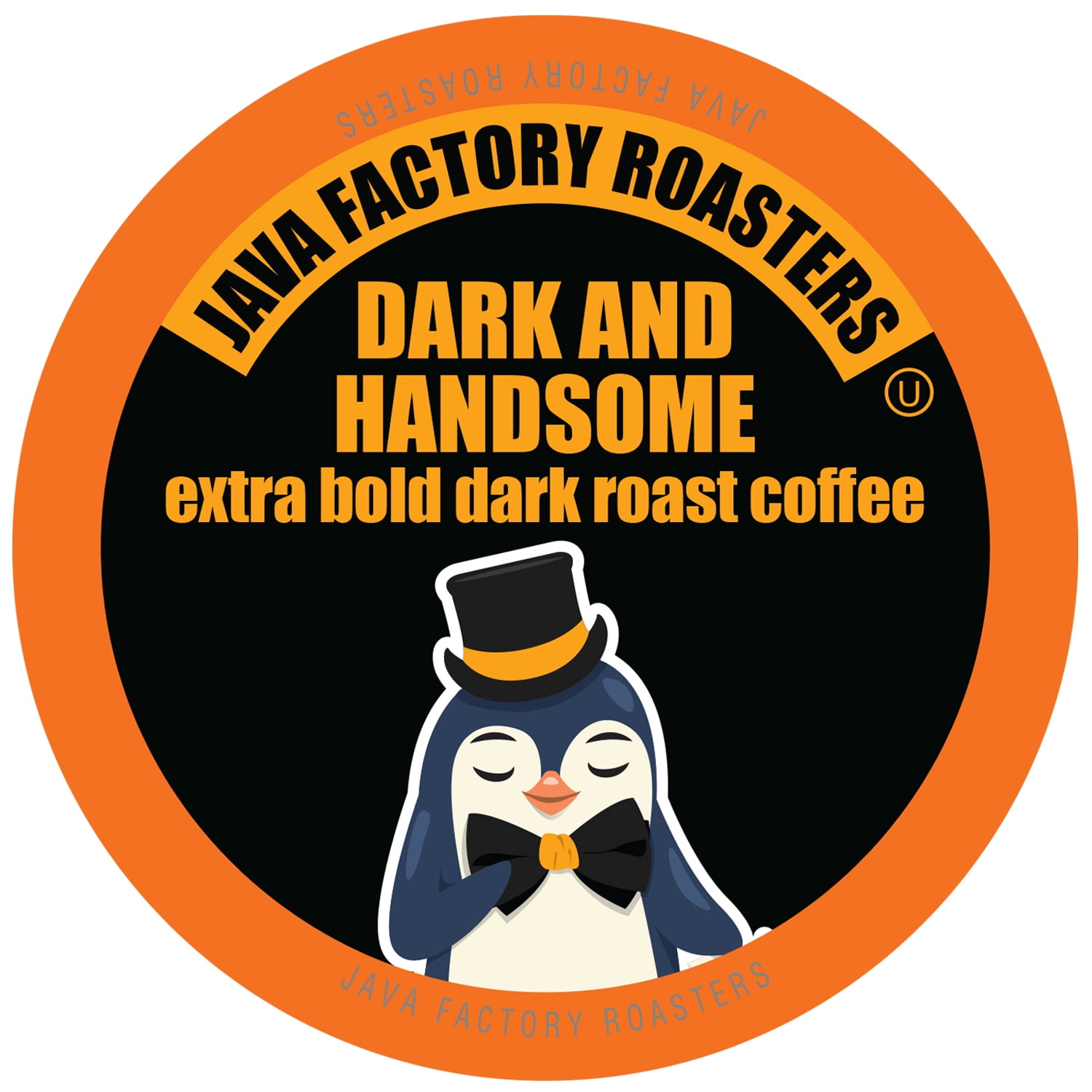 Java Factory Extra Bold Roast Coffee Pods, Keurig K-Cup Compatible, Dark and Handsome, 40 Count