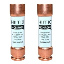 HQRP 2-Pack HCNR060 60 Amp 250V Dual Element Time-Delay Fuse, Class RK5 Replacement for Bussmann BP/FRN-R-60 FRN-R-60, Edison ECNR60, Littelfuse FLNR060.T FLN-R-60 FLNR-60