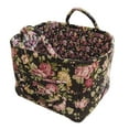thumbnail image 3 of Floral Print Fabric Storage Basket - Versatile Home Organizer for Living Room, Bathroom & Bedroom, Ideal for Clothing & Household Items, 3 of 5