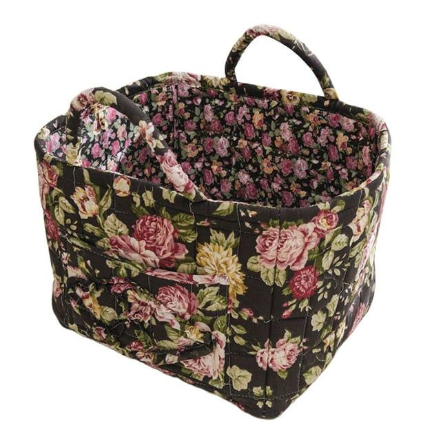 Huanglei Fabric Storage For Home Organization In Living Room Bathroom Bedroom Floral Print Design For Clothing And Item Storage Piece
