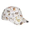 thumbnail image 3 of Disketp Mushrooms And Butterflies Print Baseball Caps For Outdoor Sports Fashion Casual Outdoor Caps Men Women, 3 of 9