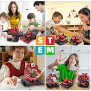 STEM Robot Toys for Kids Ages 14+, 5-in-1 Remote Control and APP Programmable Robot Toys - 495 Pcs DIY Building Science Educational Kit, Building Block Birthday Present for Teen Boys Girls