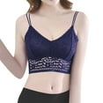 thumbnail image 4 of Sngxgn Women's Push up Bra Underwire Tshirt Padded Lace(Dark Blue,XL), 4 of 6