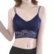 thumbnail image 3 of Gibobby Sujetador de encaje Camisola Bralette Sujetador bandeau Sujetador de encaje Mujeres Niñas Deportes Dail Favo Sujetadores deportivos para mujer(Azul oscuro,XL), 3 of 4