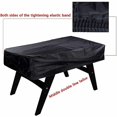 thumbnail image 4 of Cubierta de mesa de futbolín rectangular impermeable a prueba de polvo 420D Oxford para silla de billar - Negro (163 x 115 x 48 cm), 4 of 5