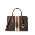 thumbnail image 1 of Bolso de mano Michael Kors Sheila Satchel para mujer, color marrón metalizado, 1 of 4
