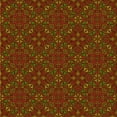 thumbnail image 1 of Ahgly Company Machine Washable Indoor Square Transitional Crimson Red Area Rugs, 6' Square, 1 of 7