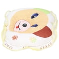 thumbnail image 3 of Baby Pillow Breathable Bear Shaped Newborn Flat Head Shaping Pillow Neck Support Sleep Yellow, 3 of 5