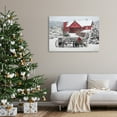 thumbnail image 3 of Stupell Industries Winter Wagon & Barn Holiday Painting Gallery Wrapped Canvas Art Prints Wall Art, 45 x 30, 3 of 8