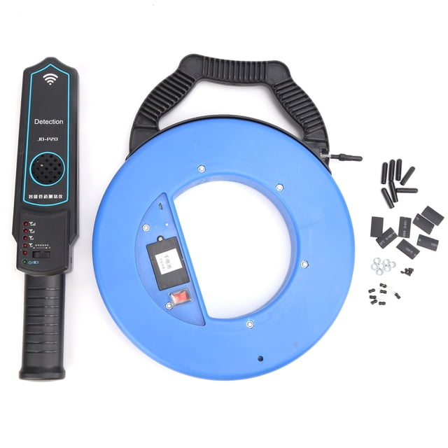 Detector de bloqueo de tuberías para el hogar, comprobador portátil de obstrucciones y obstrucciones (30 m)