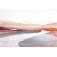thumbnail image 2 of Stellar Design Studio 32x23 White Modern Wood Framed Museum Art Print Titled - The Painted Desert, 2 of 4