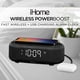 thumbnail image 2 of Despertador Bluetooth iHome iBTW112 con cargador inalámbrico, 2 of 5