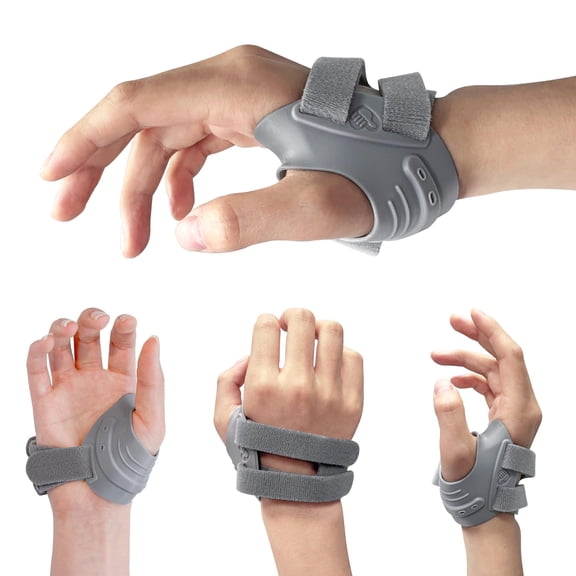 Arsvita Adjustable Thumb Wrist Brace, Breathable Fabric Support Sleeve with Removable Metal Splint, Lightweight Thumb Stabilizer for Sprains, Tendonitis, and Daily Use(Right Hand - Medium)