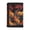 Abstract Flame Pattern, variant on Baseball Stitch Pattern Compact Trifold Card Wallet, Elastic Polyester Children's Wallet Lightweight Toddler Wallet for Outdoor School