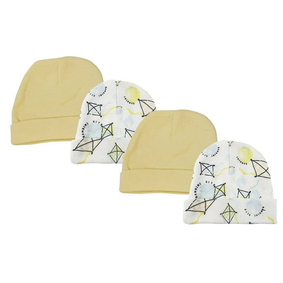 Baby Boy, Baby Girl, Unisex Infant Caps (Pack of 4)