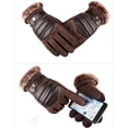 thumbnail image 4 of Winter Gloves Warm Windproof Nonslip Touchscreen Work Gloves Motorcycle Gloves, 4 of 10