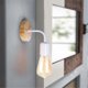 thumbnail image 5 of 2PC Vintage Wood Wall Lamp E27 Light Bulb Retro Industrial Wall Light, 5 of 5