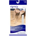 thumbnail image 3 of Sigvaris Essential 863 Opaque Men's 30-40 Closed Toe Thigh High Compression Stockings w/Grip Top Black LL Long, 3 of 3