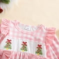 thumbnail image 6 of Staki Baby Sweatshirt Romper Cute Baby Girls Long Sleeve Creeper Baby Bodysuit(Pink,3-6 Months), 6 of 7