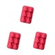 thumbnail image 5 of Toystoory Molde de pastel de silicona resistente a altas temperaturas - Molde para hornear duradero resistente a los arañazos y no tóxico rojo Type1 NO1, 5 of 6