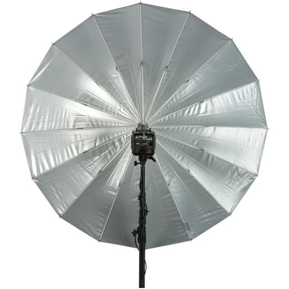Buff 64" Soft Silver PLM Umbrella Compatible with Paul C. Buff Flash Units with Umbrella Adapter