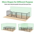 thumbnail image 7 of Txh001 Dog Playpen Outdoor,16 Panels 24inch Metal Dog Fence with Doors for Large/Medium/Small Dogs Pet Puppy Playpen Exercise Pen for RV, Camping, Yard, 7 of 7