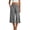 Gray, variant on Women's Relaxed-Fit Culotte Pants, Elastic Waist Cropped Wide Leg Trousers with Casual Silhouette, S-XXXL