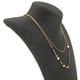 thumbnail image 5 of Collar Con Colgante De Lentejuelas De Doble Cadena Chapada En Oro Nobby Para Mujer Yinane Collar de cadena doble, 5 of 7