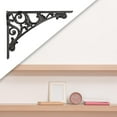 thumbnail image 6 of Shelf Bracket Wall Support Corner Brace Heavy Duty Zinc Alloy for Farmhouse Garage Office Floating Shelves, 6 of 9
