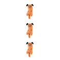thumbnail image 3 of Juguetes para gatos Methold de peluche interactivos con hierba gatera 10.5X5.5X3.5CM Naranja, 3 of 6