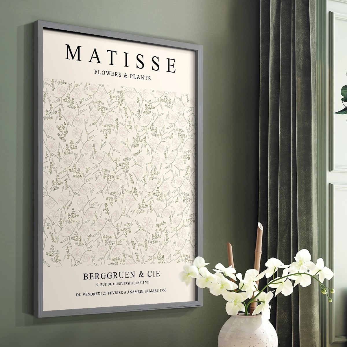 Matisse CCVI in Solid Wood 11 x 14 Framed Print