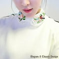 thumbnail image 4 of LoudSung False Collar Detachable Half Shirt Blouse Fake Collar Embroidery Elegant Design for Women Girls, 4 of 7
