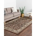 Yasmin Collection 9' x 12' Brown Medium Rug Ideal for Living