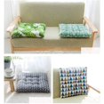 thumbnail image 5 of Coussins de Chaise Coussin Intérieur Extérieur Salle à Manger Jardin 40x40cm Rond (Grille Grise), 5 of 5