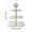 White, variant on CaiTeLin Multi-layer Candy Fruit Tray, Three Tier Serving Platter for Wedding, Living Room, Party, Dry Fruit, Refreshment, Snack Display, Home, Kitchen, Dining Table Decor and Use