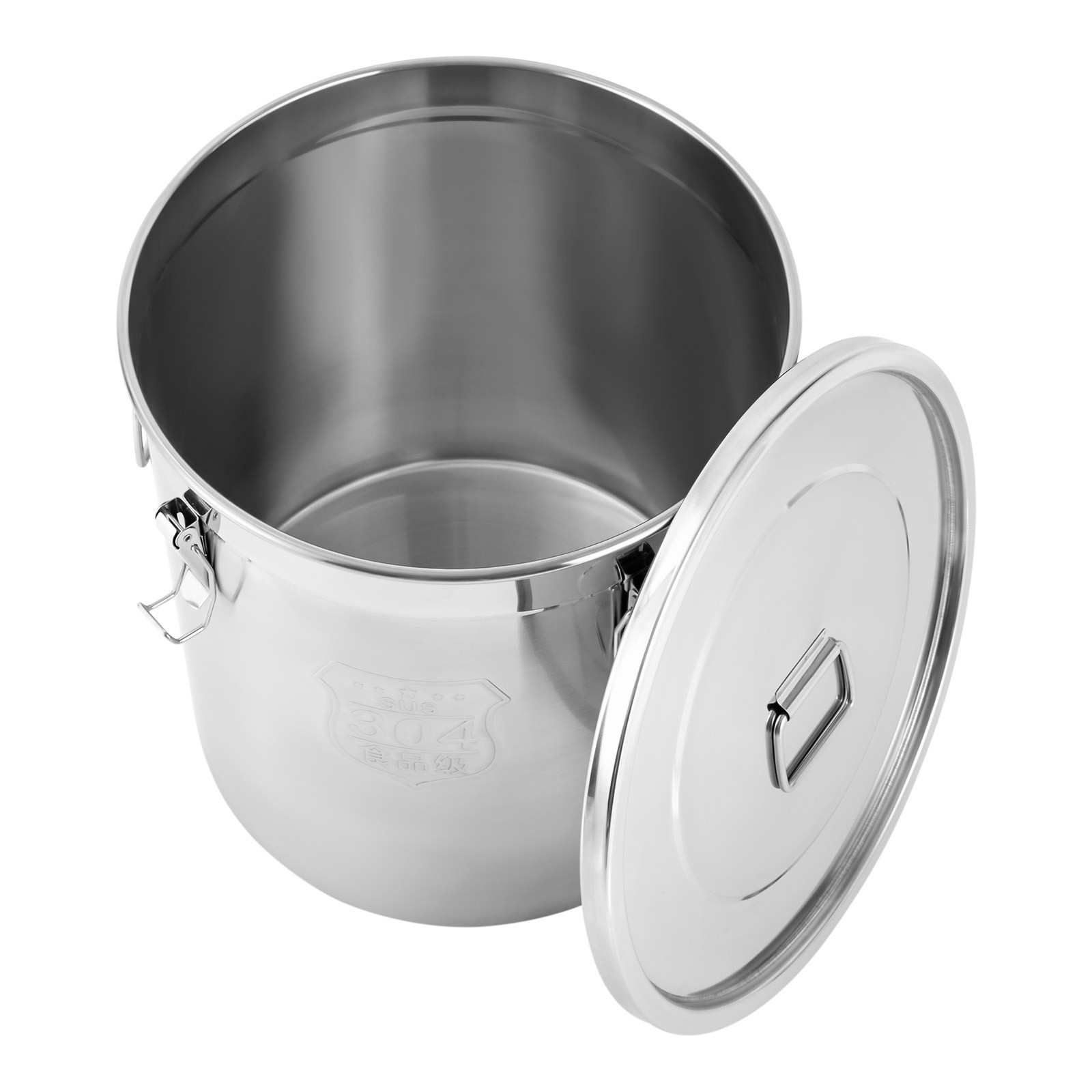 48L Stainless Steel Airtight Canister for Kitchen, Food Storage Containers, Rice Cereal Grain Container, Storage Food Flour Sugar Milk Cookie