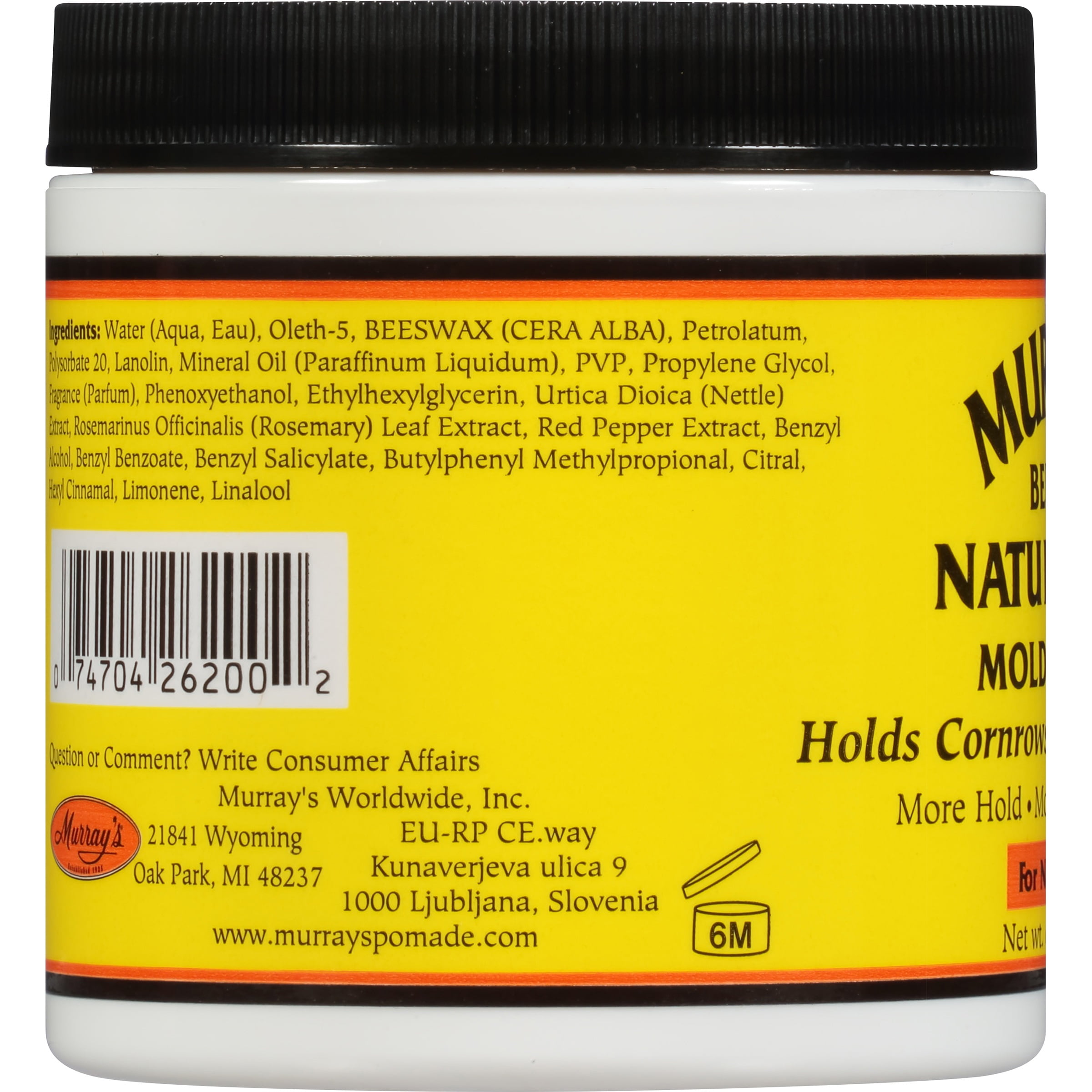 Murray's: Beeswax Natural-Loc Molding Paste 6oz – Beauty Depot O-Store